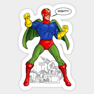 Mighty Men Color Sticker